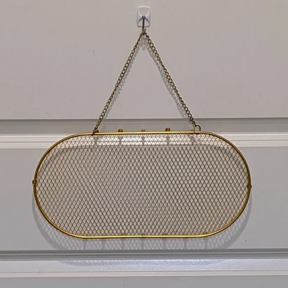 EUC Gold Hanging Jewelry Rack - Picture 3 of 3